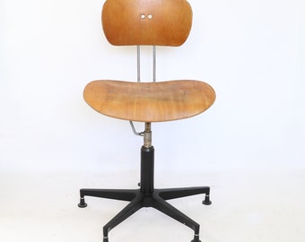 Vintage Industrial Adjustable Office Chair