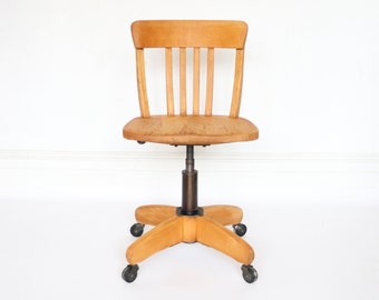 Vintage industrial office chair by Stoll Giroflex