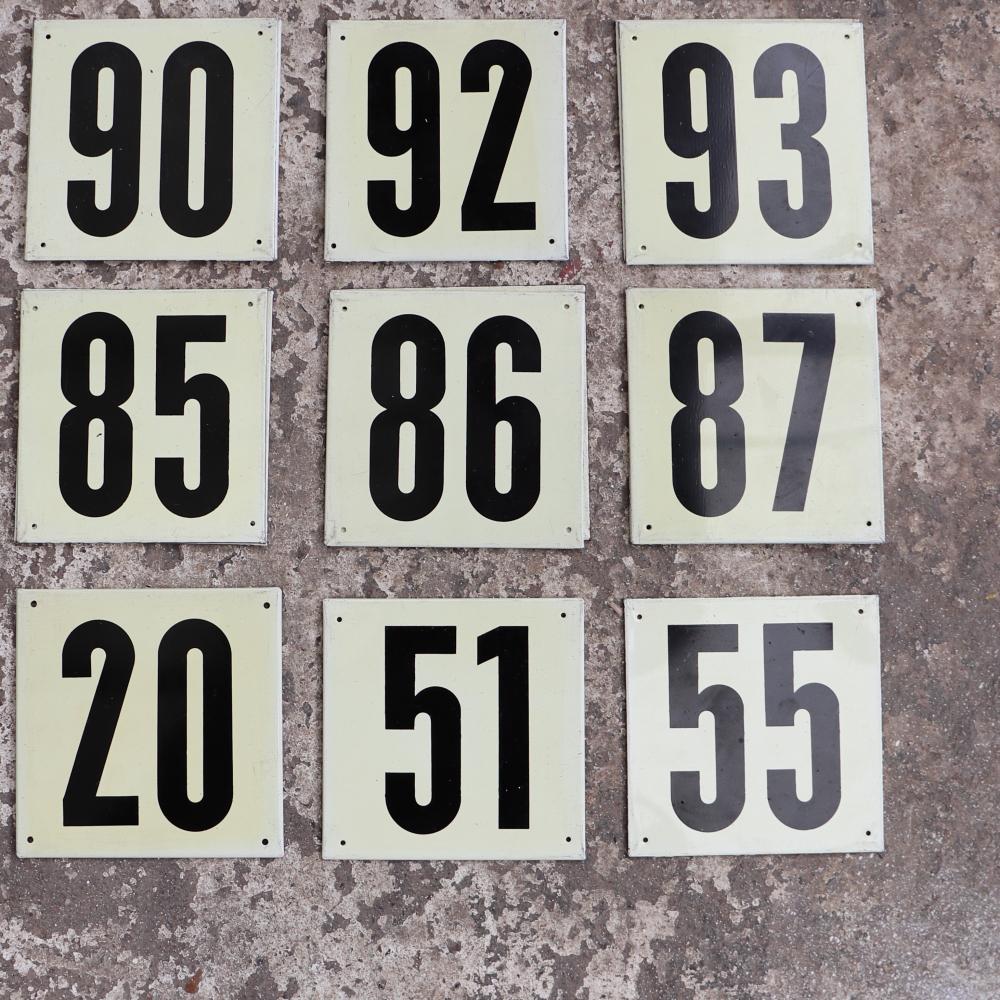 Machine Shop Numbers Metal Factory Numbers - Decorative Number - Etsy UK