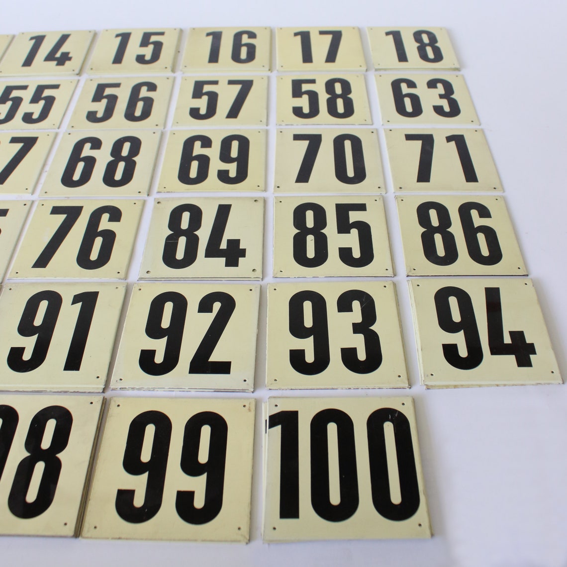 Metal Factory Numbers Decorative Number Etsy UK