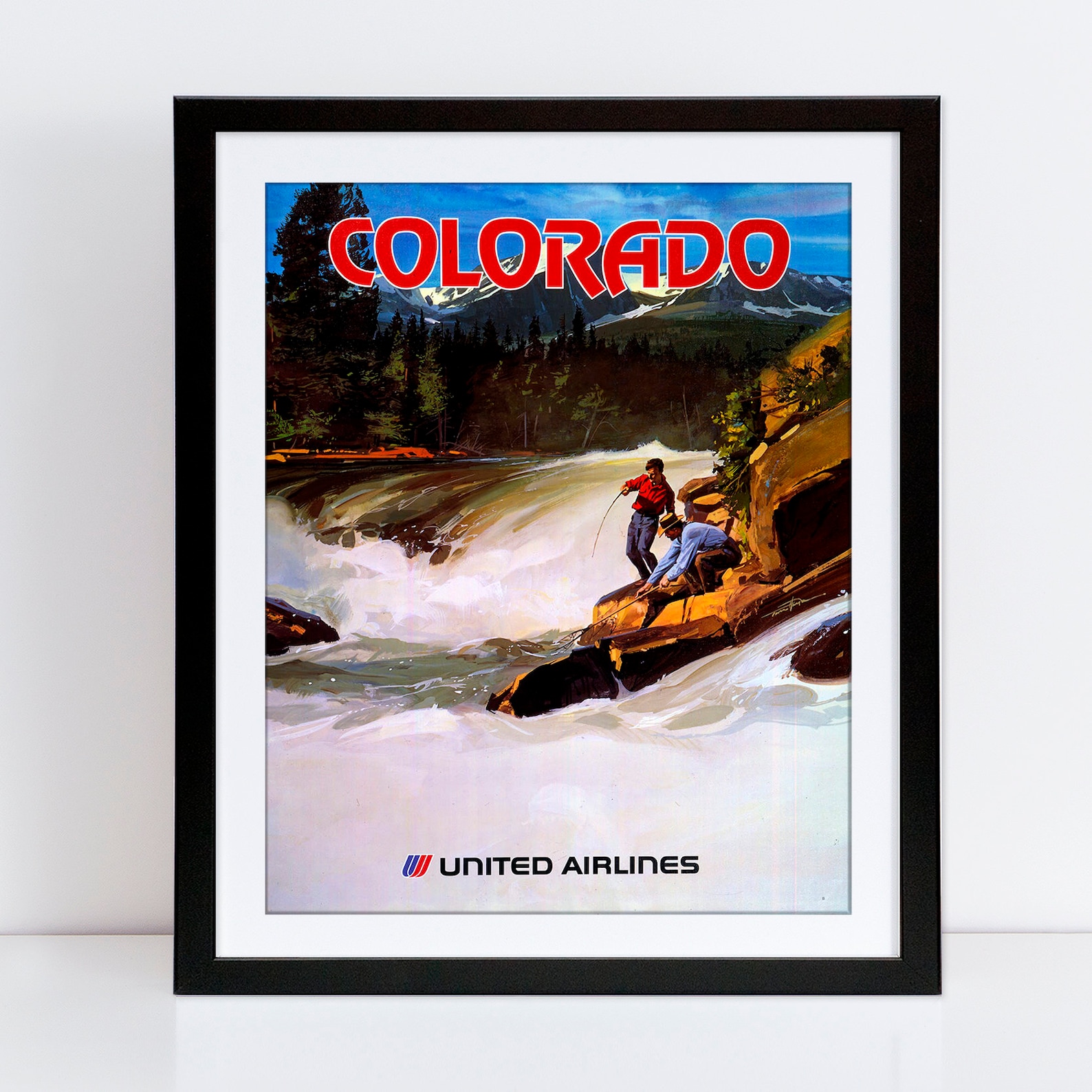 Colorado Travel Poster Colorado Art Colorado Wall Art Etsy