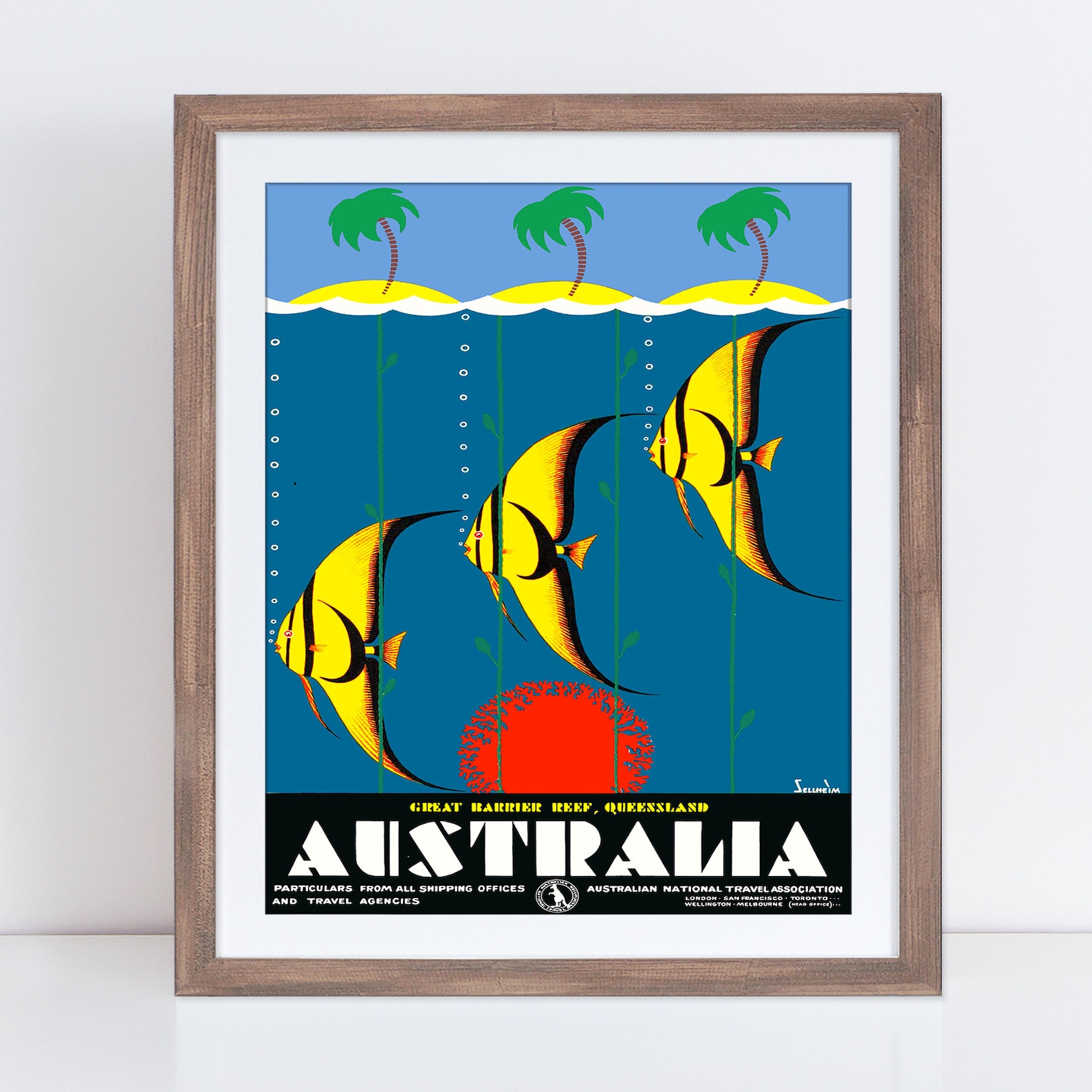 Australia Travel Poster Australian Art Australia Print Etsy