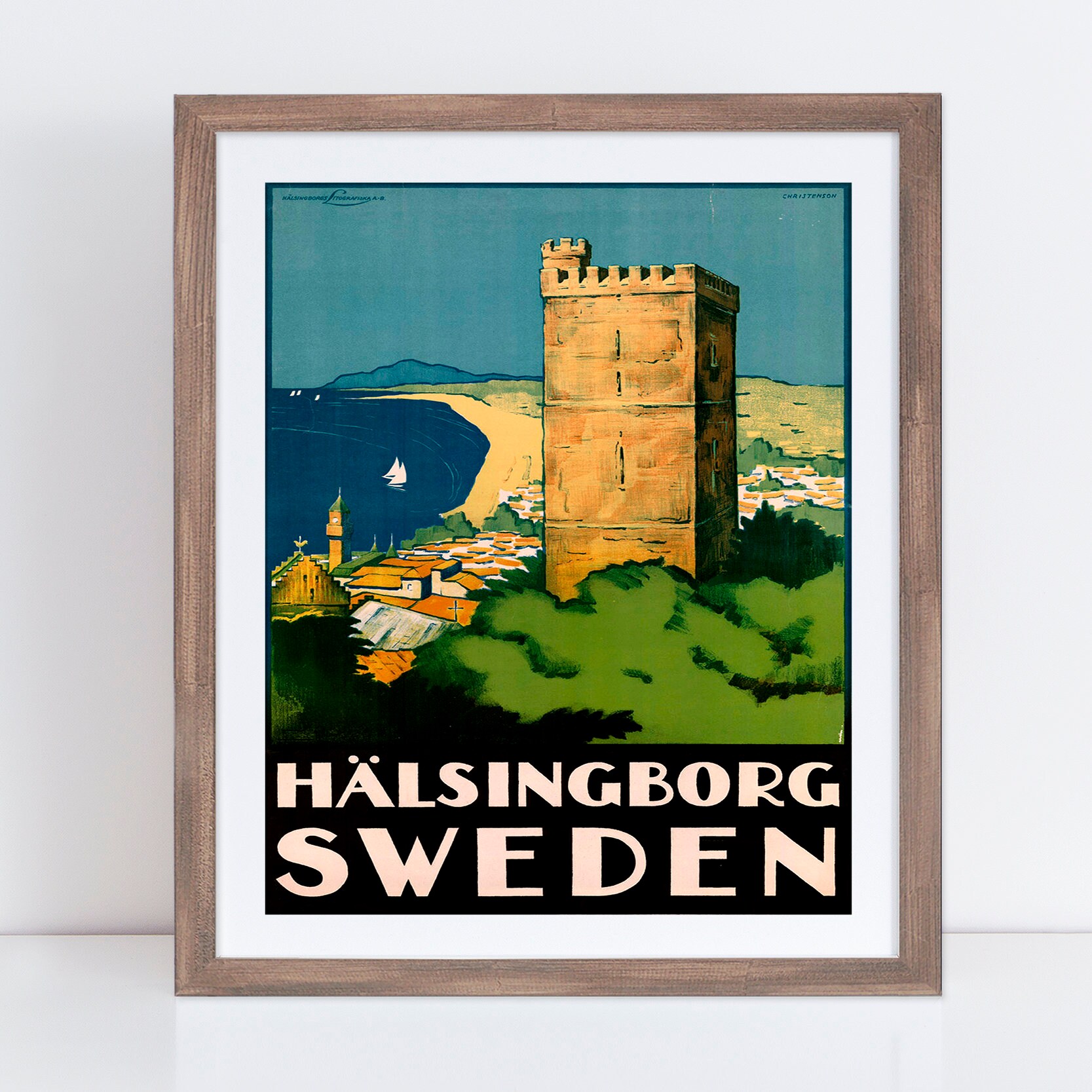 Sweden Travel Poster Sweden Wall Art Sweden Art Sweden Etsy