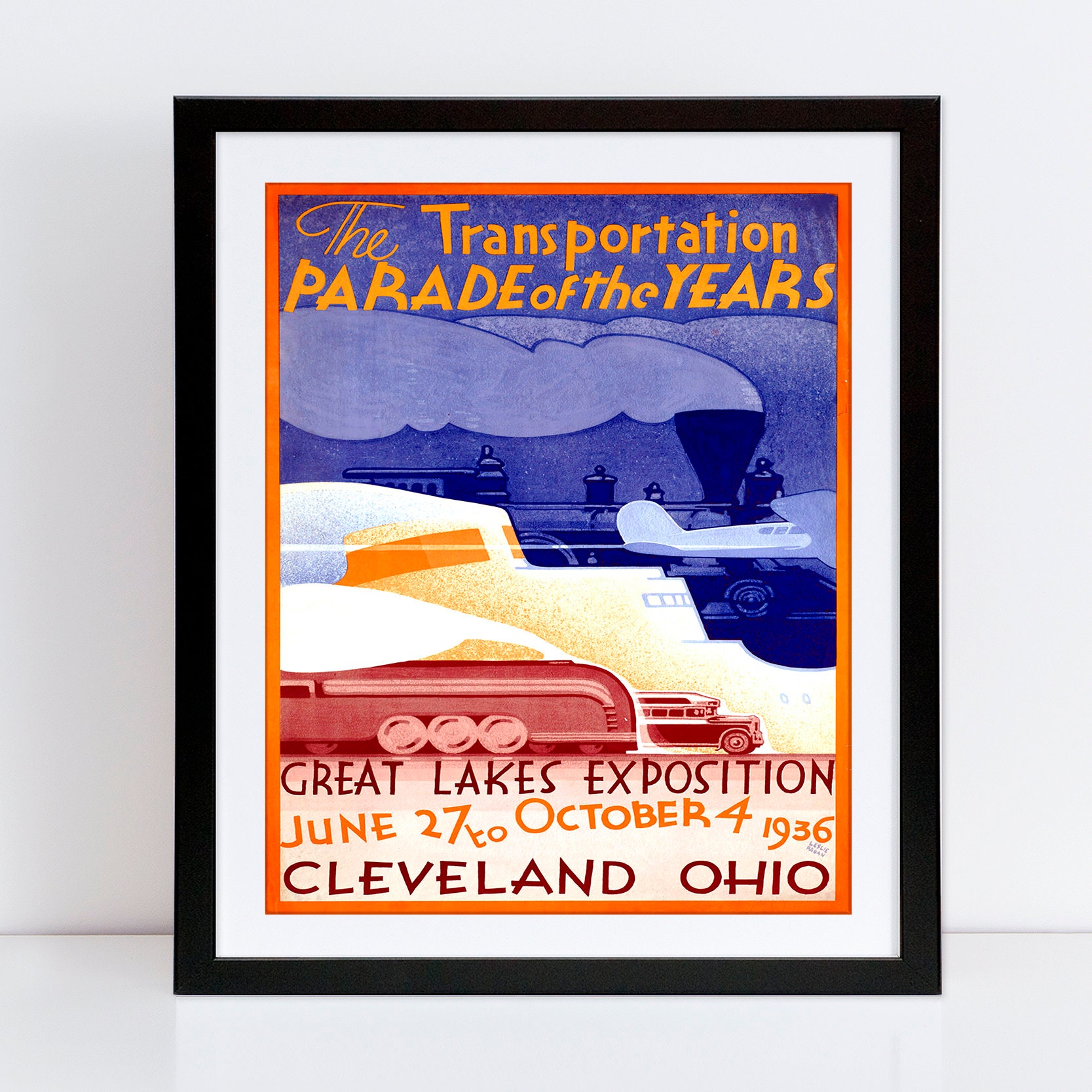 Cleveland Ohio Travel Poster Cleveland Print Cleveland Etsy