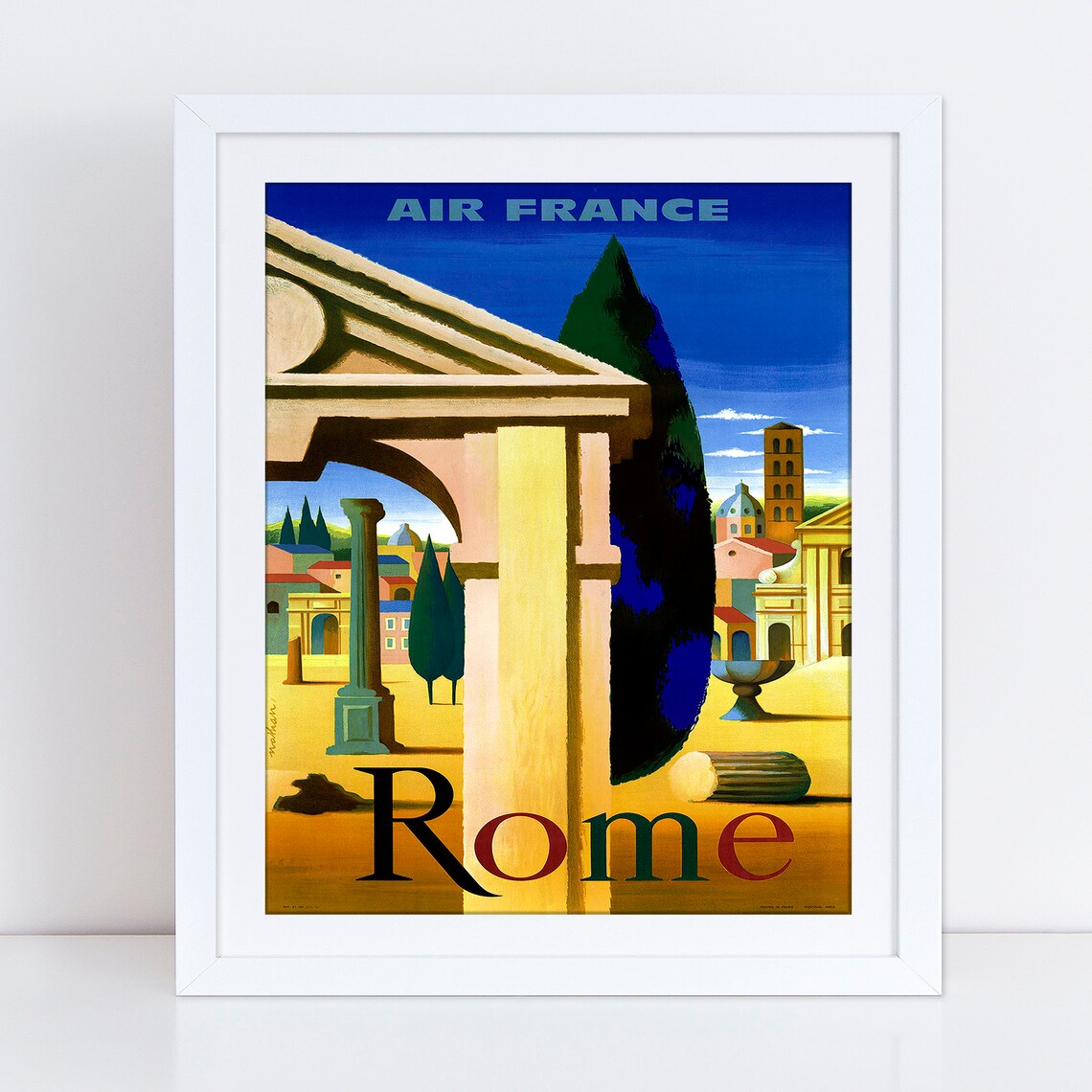 Rome Travel Poster Rome Art Rome Wall Art Rome Poster Rome Etsy
