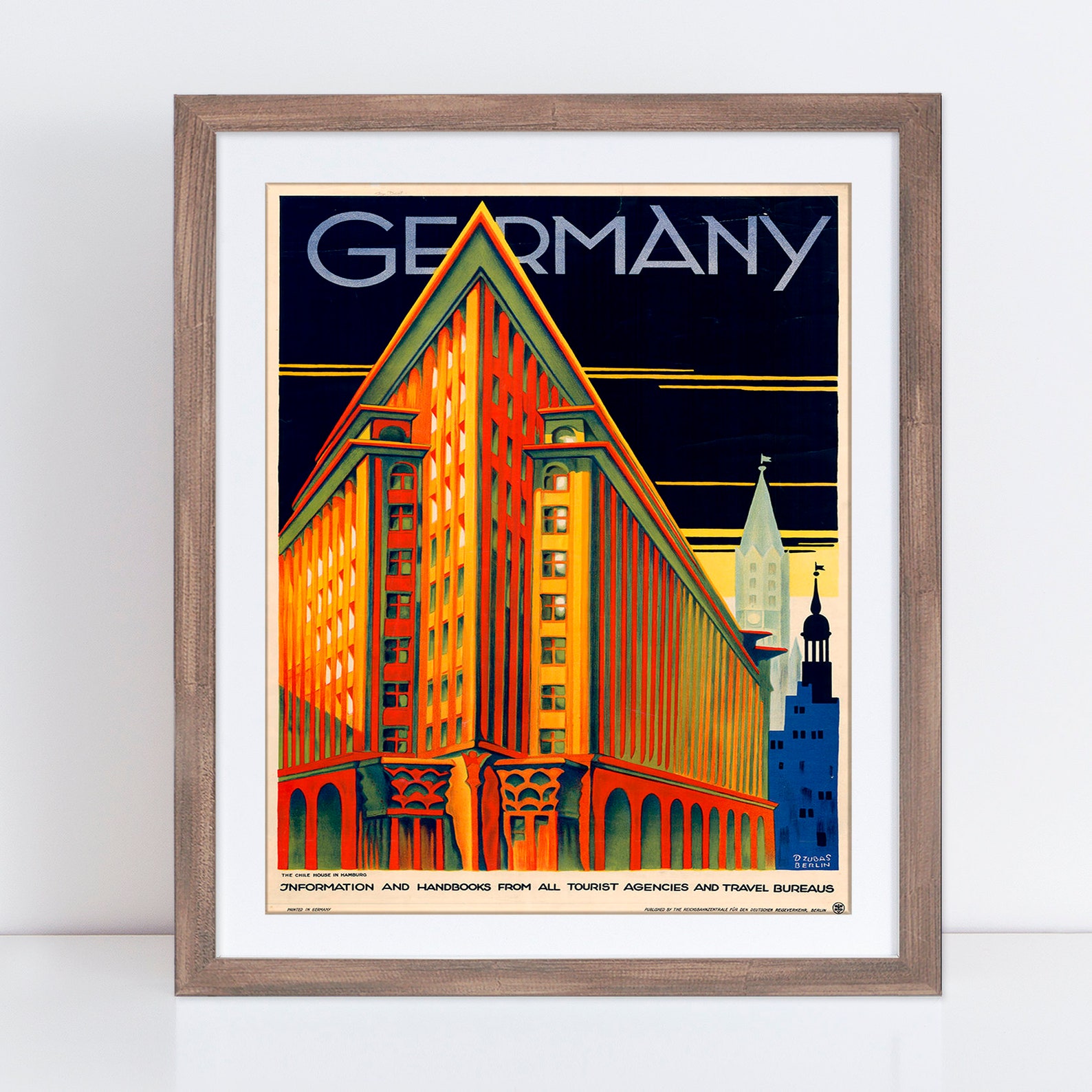 Germany Travel Poster Germany Art Germany Poster Germany Etsy