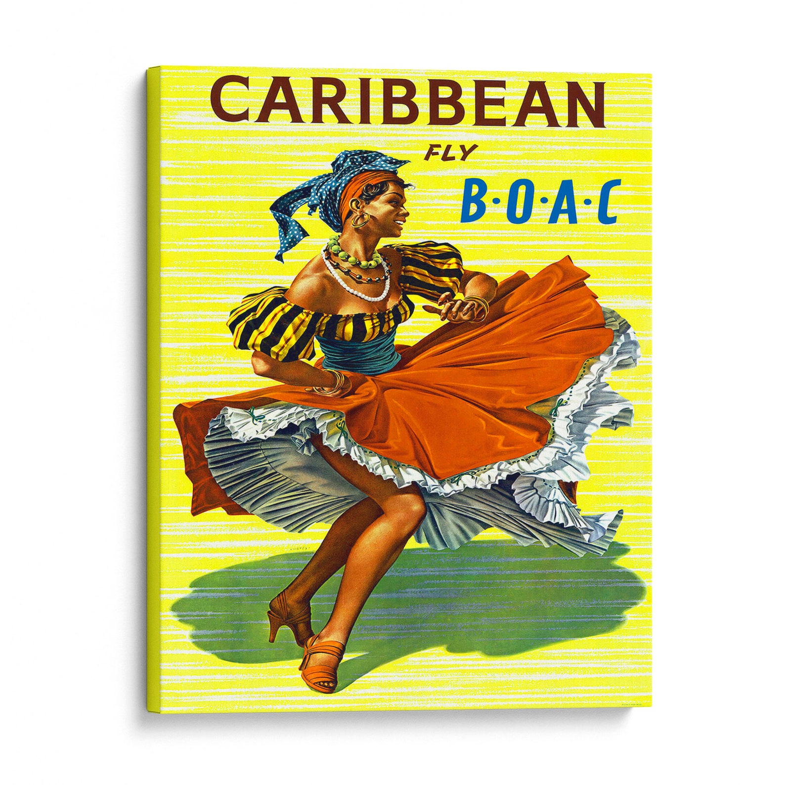 Caribbean Travel Poster Caribbean Art Caribbean Wall Art Etsy
