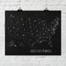 USA Chalkboard Map Classroom Decor, Back to School Printable, America ...