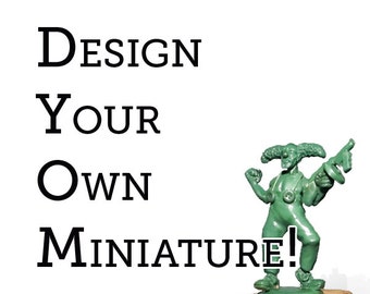 Custom Miniature Design - Stl - Greenstuff