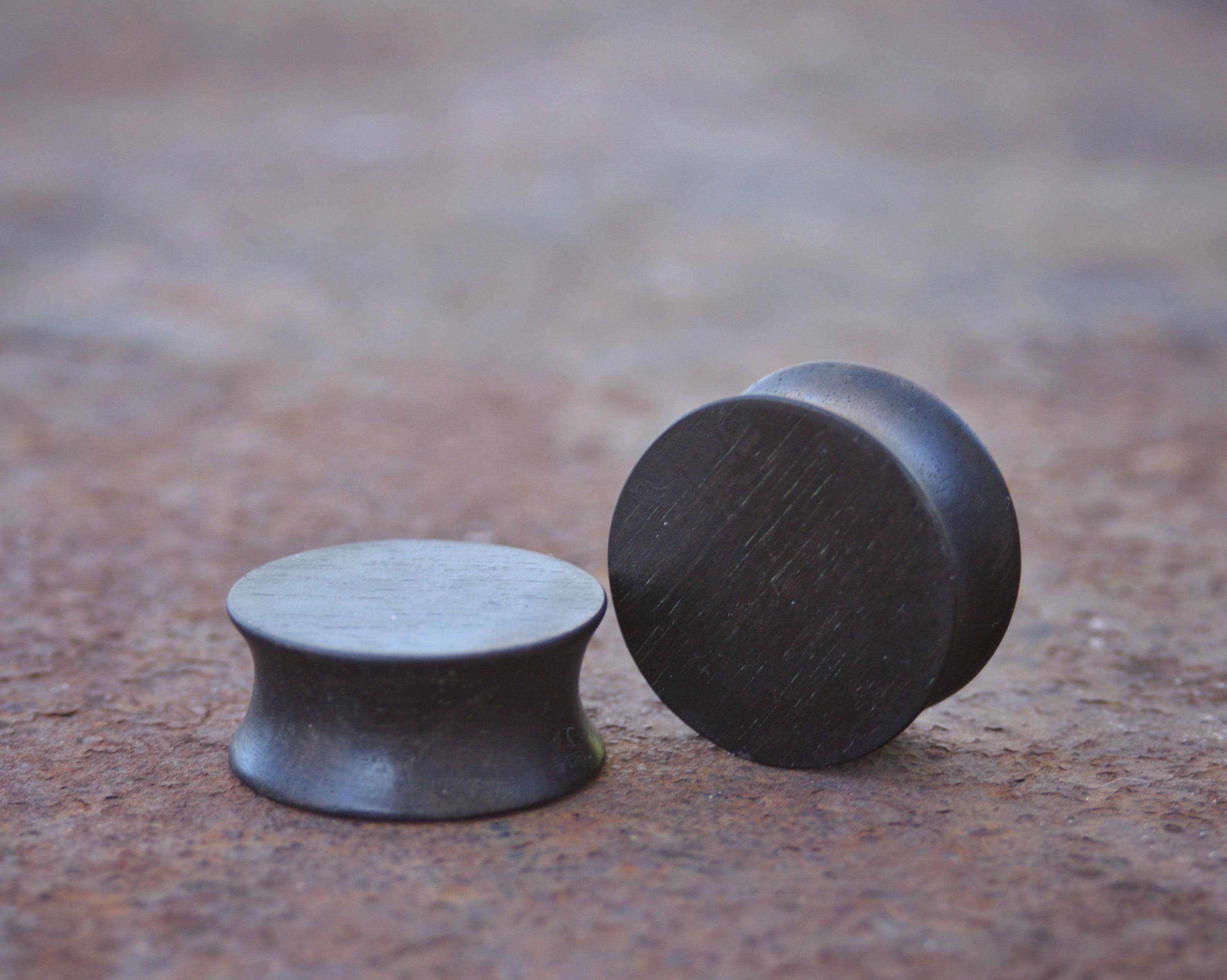 1 Paio Di Tappi Per Le Orecchie In Legno In Legno Di Fiori Da 12 - Foto 8