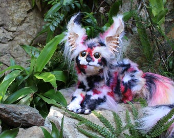 Nip - Cute fantasy poseable art doll Coikat - handmade, OOAK