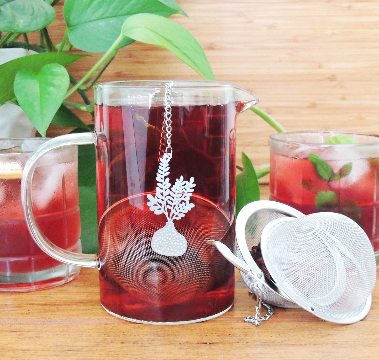 Extra Large Tea Infuser Tea Strainer Jumbo Mesh Ball Loose Etsy