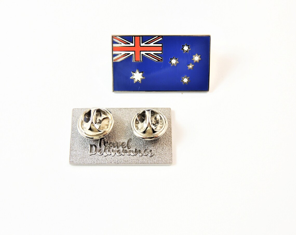 Australia Flag Lapel Pin Australian Flag Union Jack Union Flag Etsy