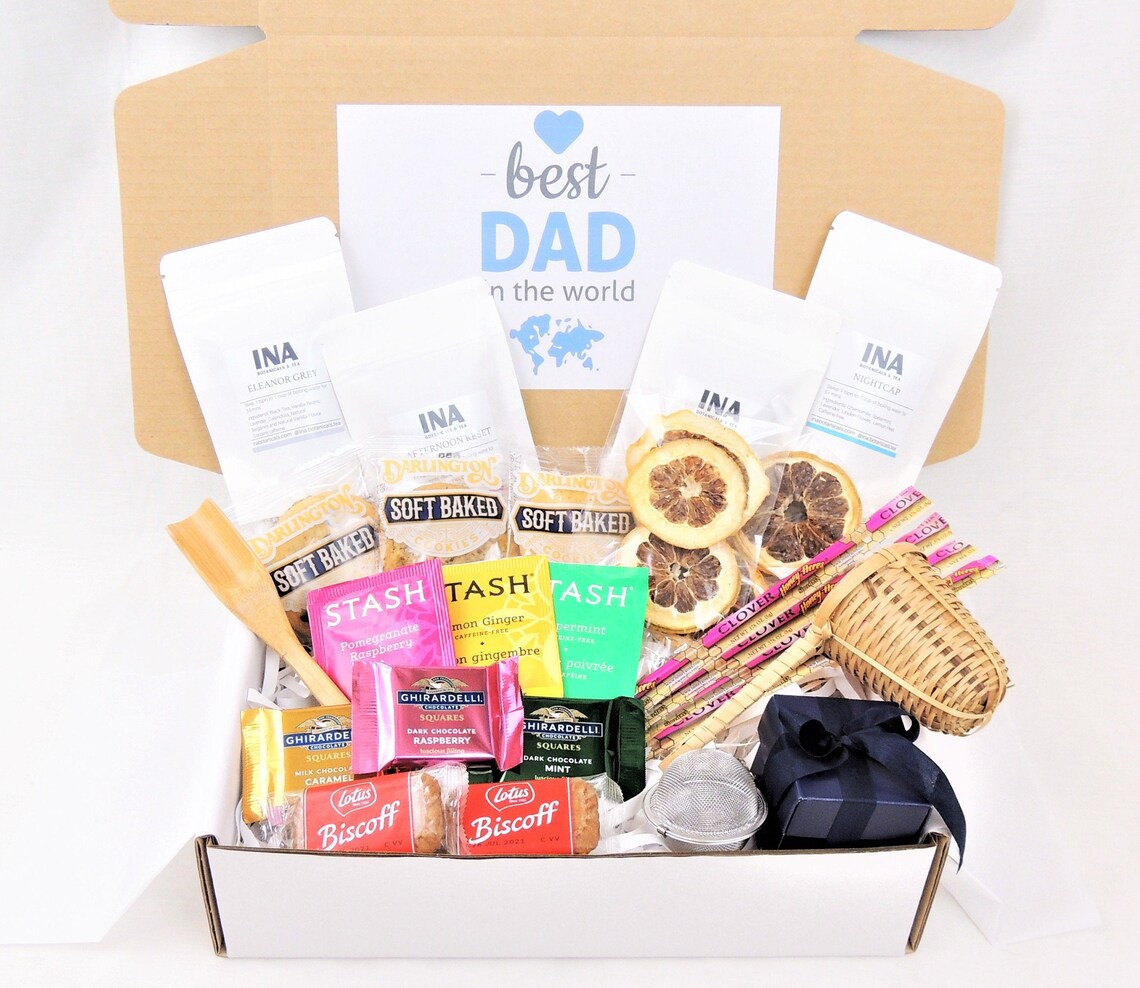 Father's Day Tea Gift Box for Dad Organic Loose Leaf Tea Etsy