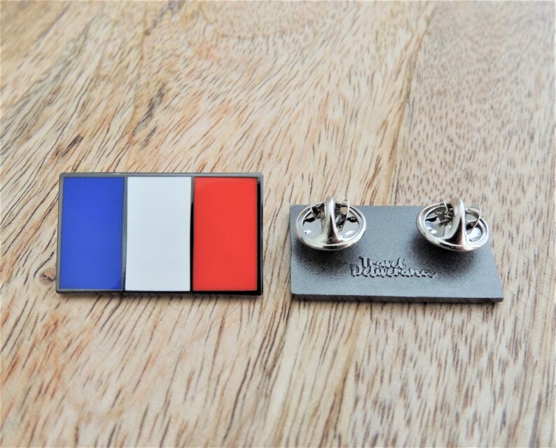 France Flag Lapel Pin French Flag Badge Drapeau Français Gift Etsy