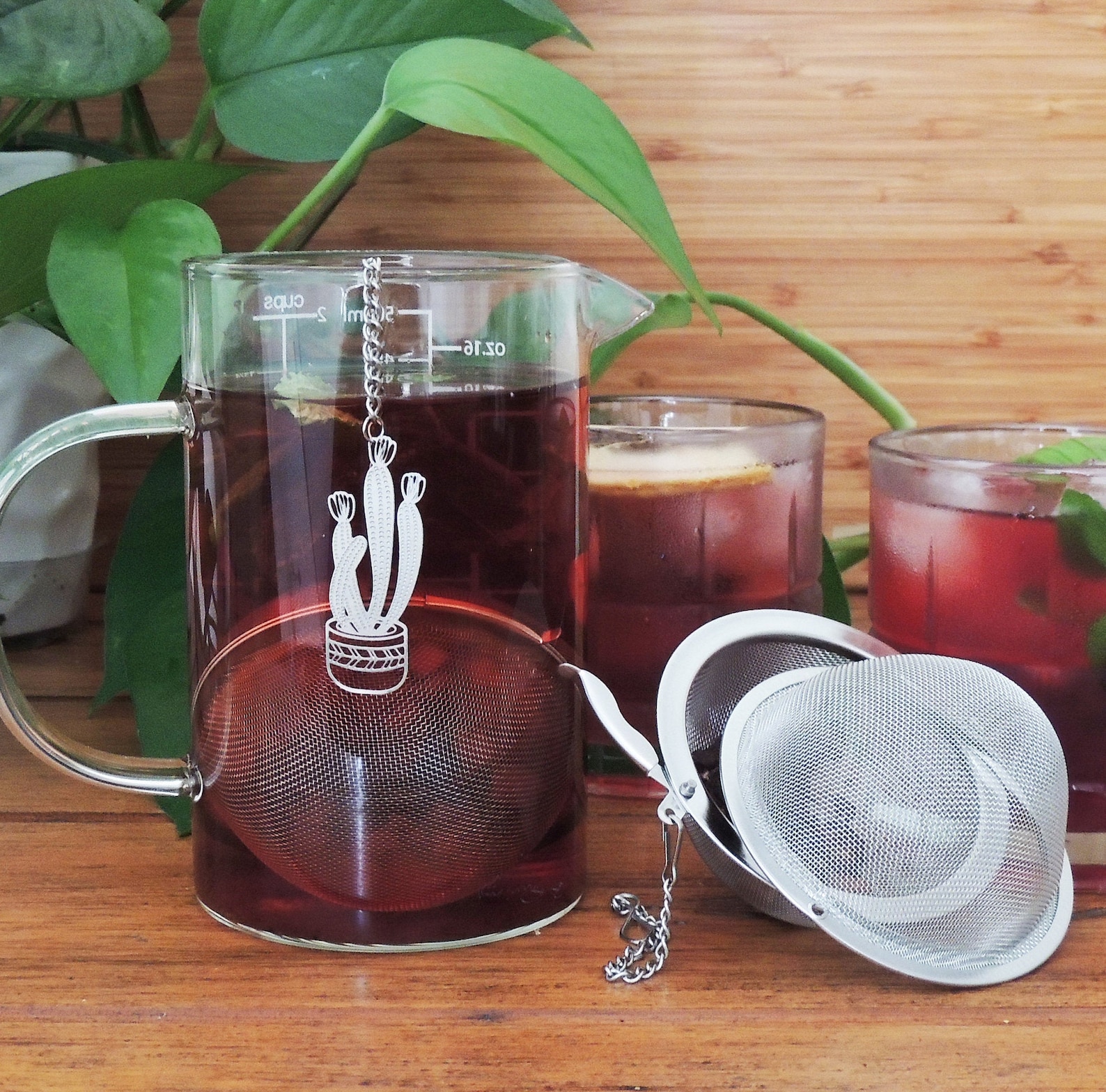 Extra Large Tea Infuser Tea Strainer Jumbo Mesh Ball Loose Etsy