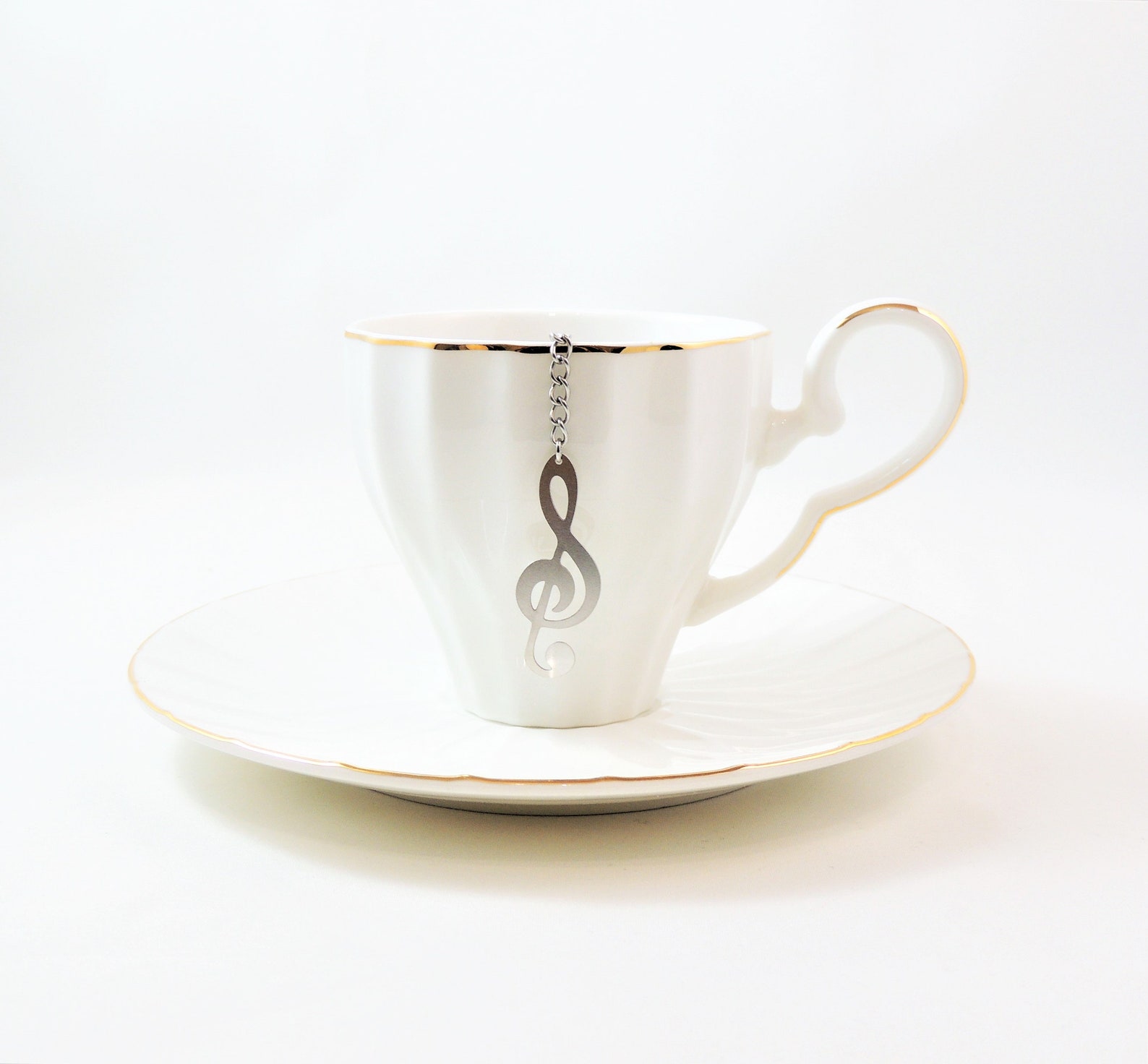Treble Clef Tea Infuser Music Note Tea Strainer Mesh Ball Etsy