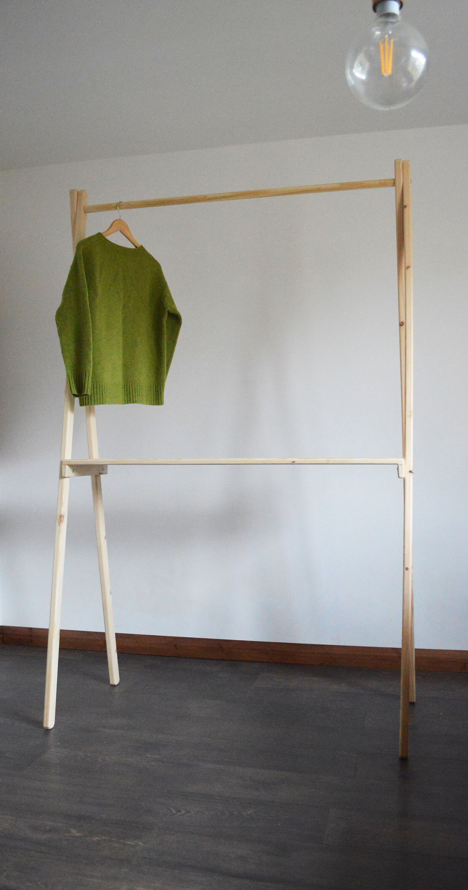 Handmade Natural Wood Clothes Rack Perfect Table for the - Etsy UK