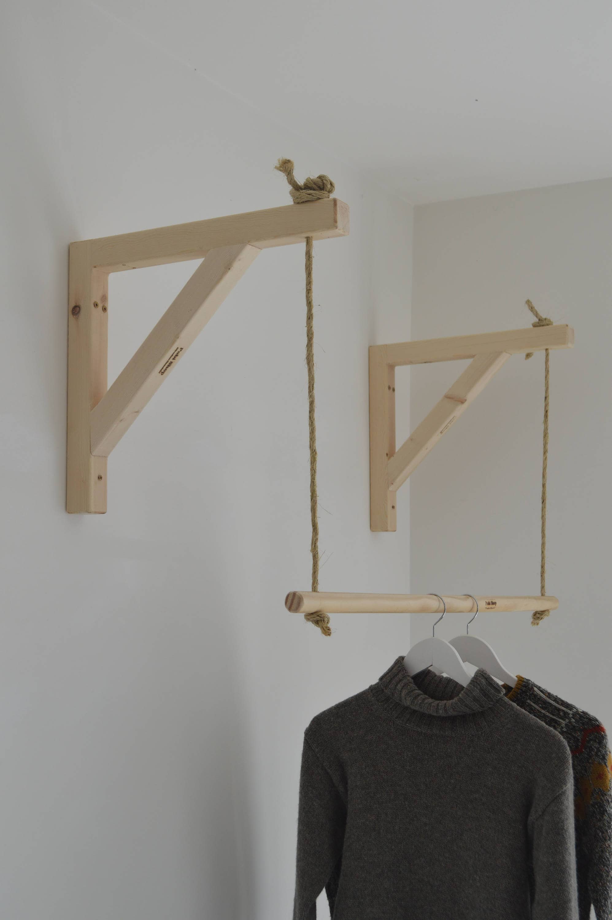 Hanging pair of Shelf Brackets Shelf Brackets and Ladder Etsy UK