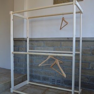 Wooden Clothes Rack, Clothes Rail, Children&#39;s Clothes Rack