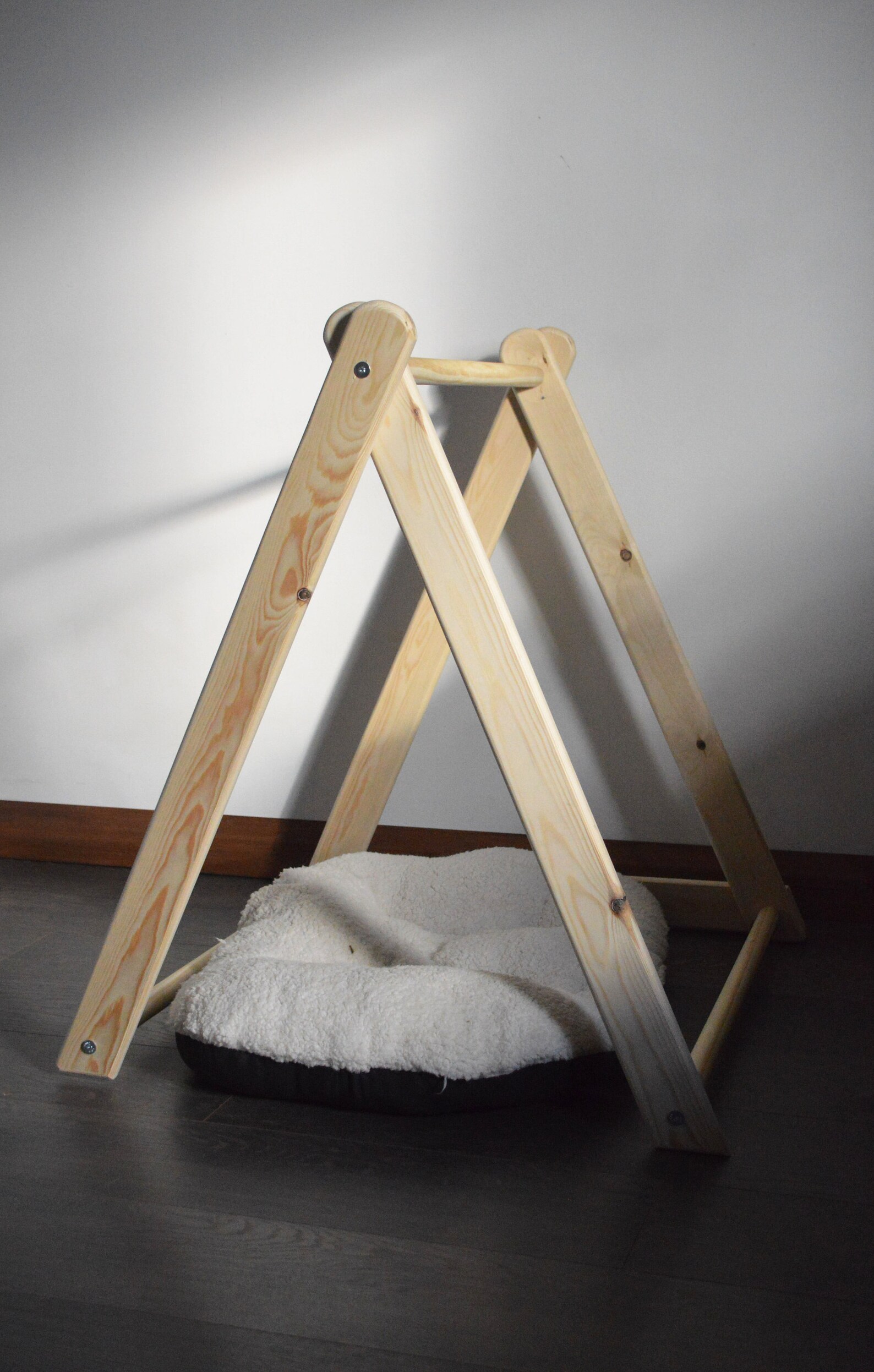 Wooden Dog Bed Frame Dog Bed Indoor Dog House Etsy UK