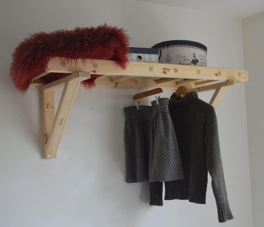 Handmade, Natural Wood, Hanging Ladder - Etsy