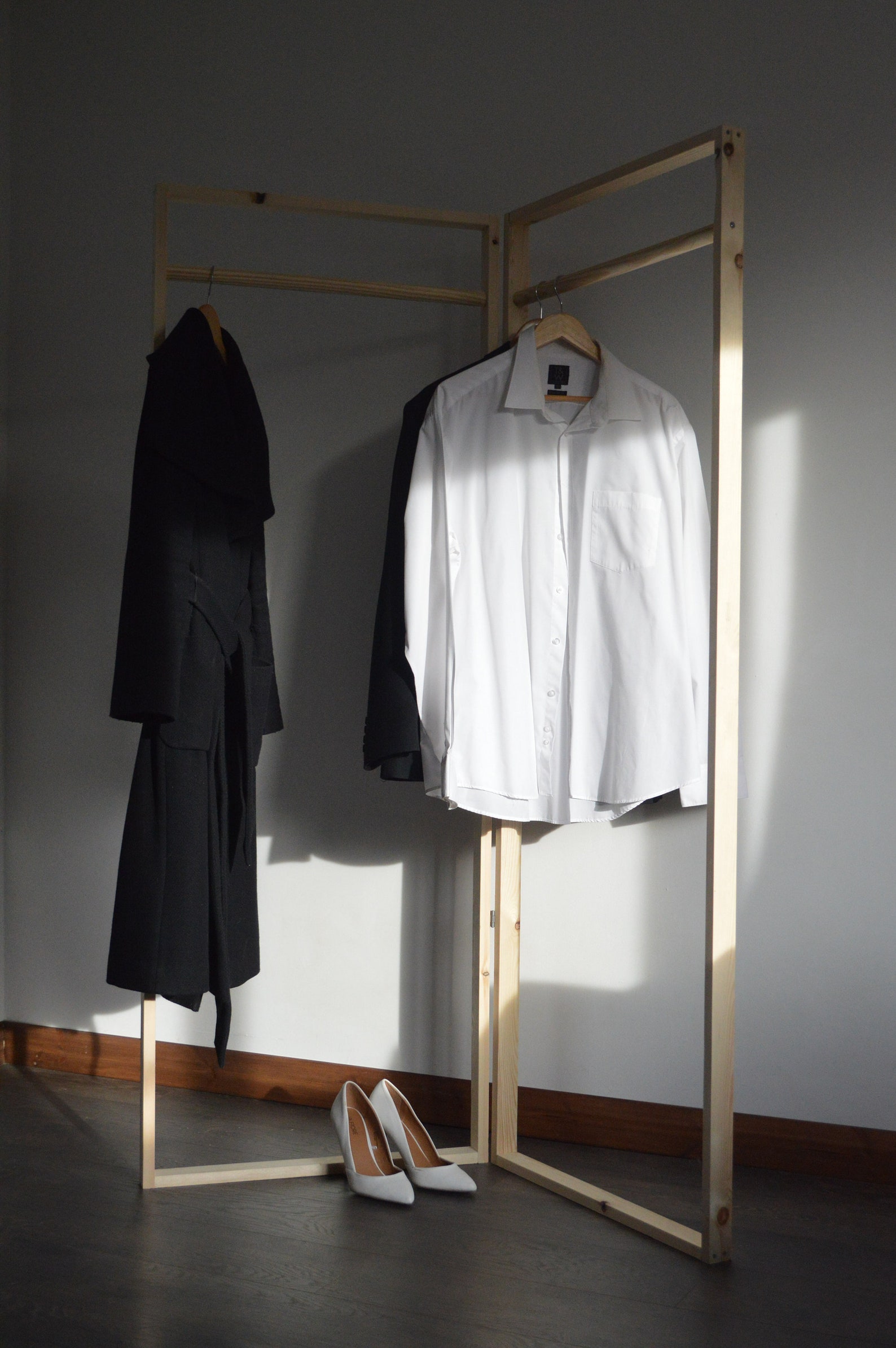 Handmade Double Clothes Rail With Frame Shape - Etsy