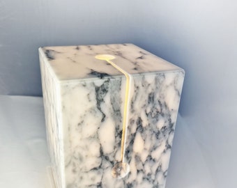 EQUINOX-lampada design da tavolo in marmo, lampada d'Artista