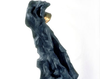 DAVIDE-bronze sculpture, gift for him, gift for her, signed