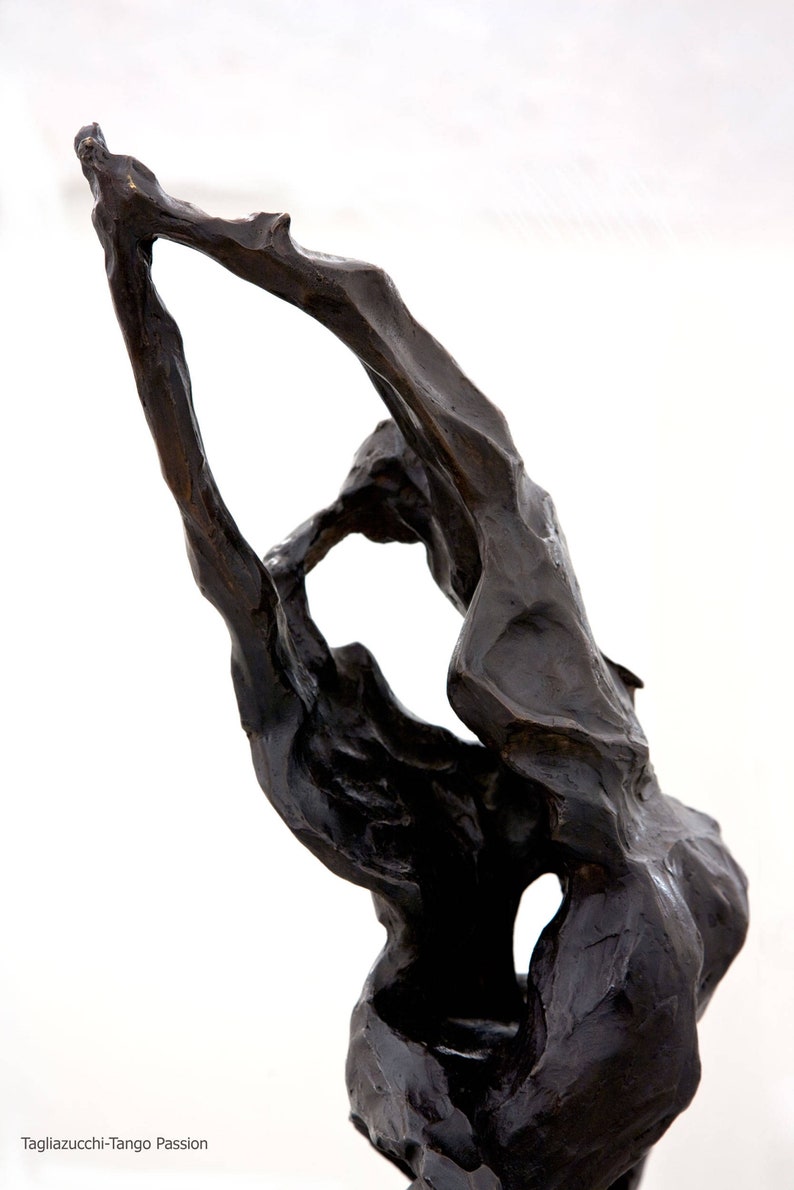 TANGO PASSION-metal sculpture bronze, gift for him, gift for her, signed image 2