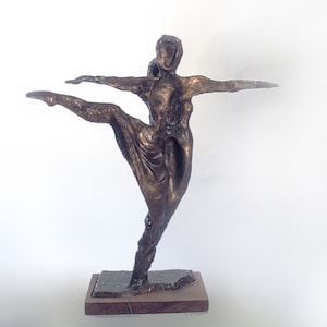 TANZ - Bronzeskulptur, Geschenk für ihn, Geschenk für sie,