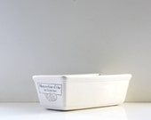 Vintage paté dish "Mousseline d'Oie au Sauterne"