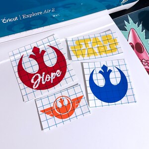 Star Wars Vinyl Decals High Quality Permanent Vinyl Gift for Star Wars ...