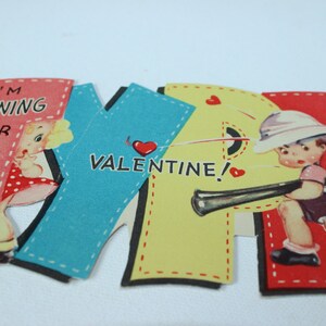 Vintage Valentine 1940's Very Large I'm Gunning For a Type Like You Valentine vintage valentine for a hunter image 2