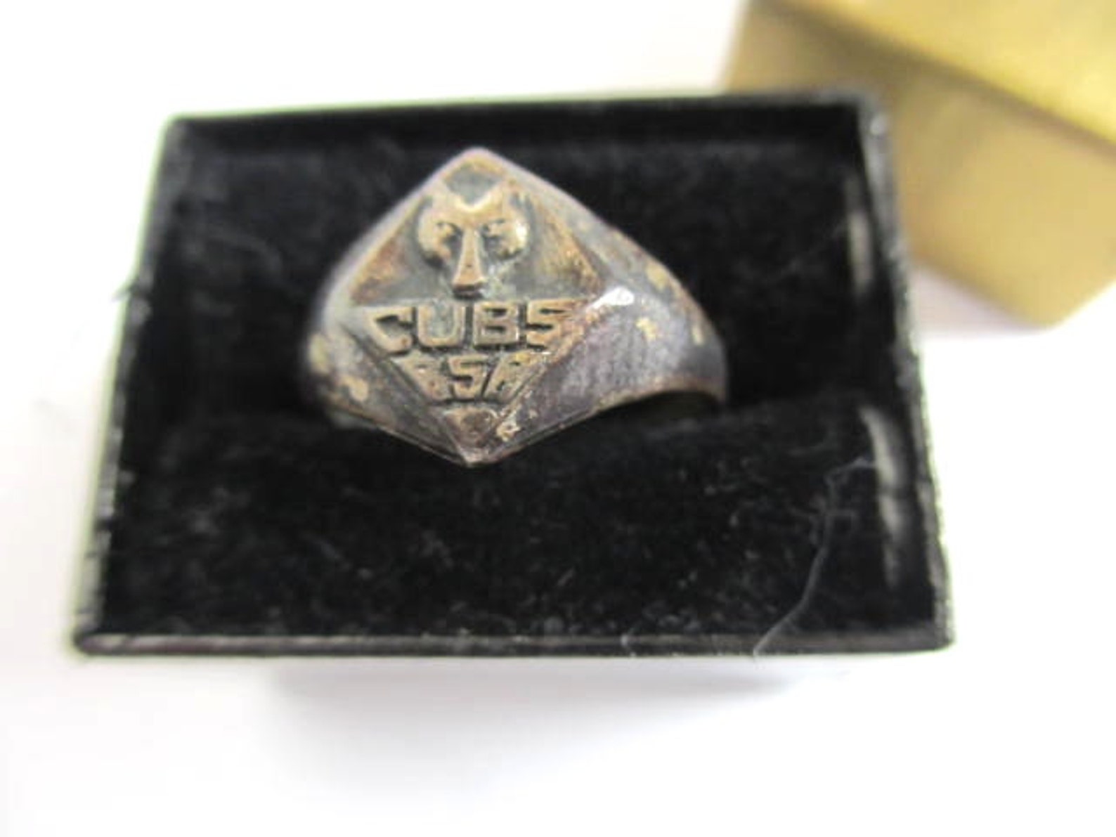 Vintage Sterling Cub Scout Ring Small Antique Boy Scout Ring Vintage