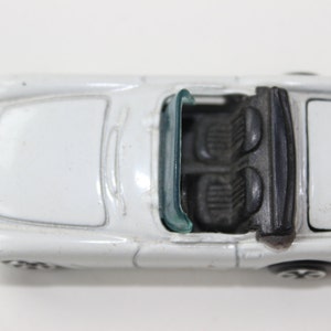 Vintage Kidco 1979 Gegoten Cabriolet 1953 Chevy Corvette Vintage Speelgoed Auto Verzamelauto Wit Soft Top Jaren 1970 Vette Miniatuur Auto
