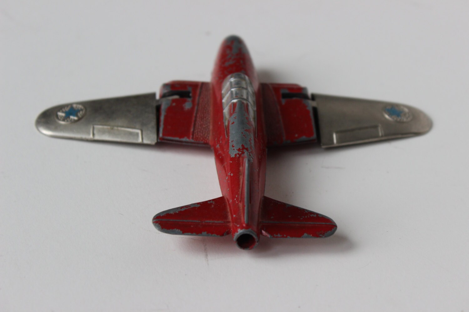 Vintage Hubley Kiddie Toy Lancaster PA Metal Plane Red with Etsy