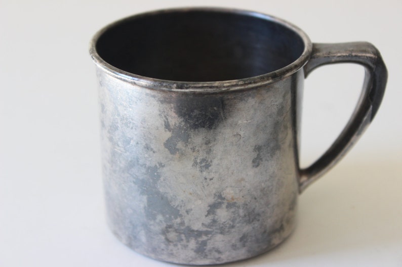 Vintage Silver Plate Baby Cup Community 00300 EPNS Antique Baby Toy Antique Baby Gift Unique