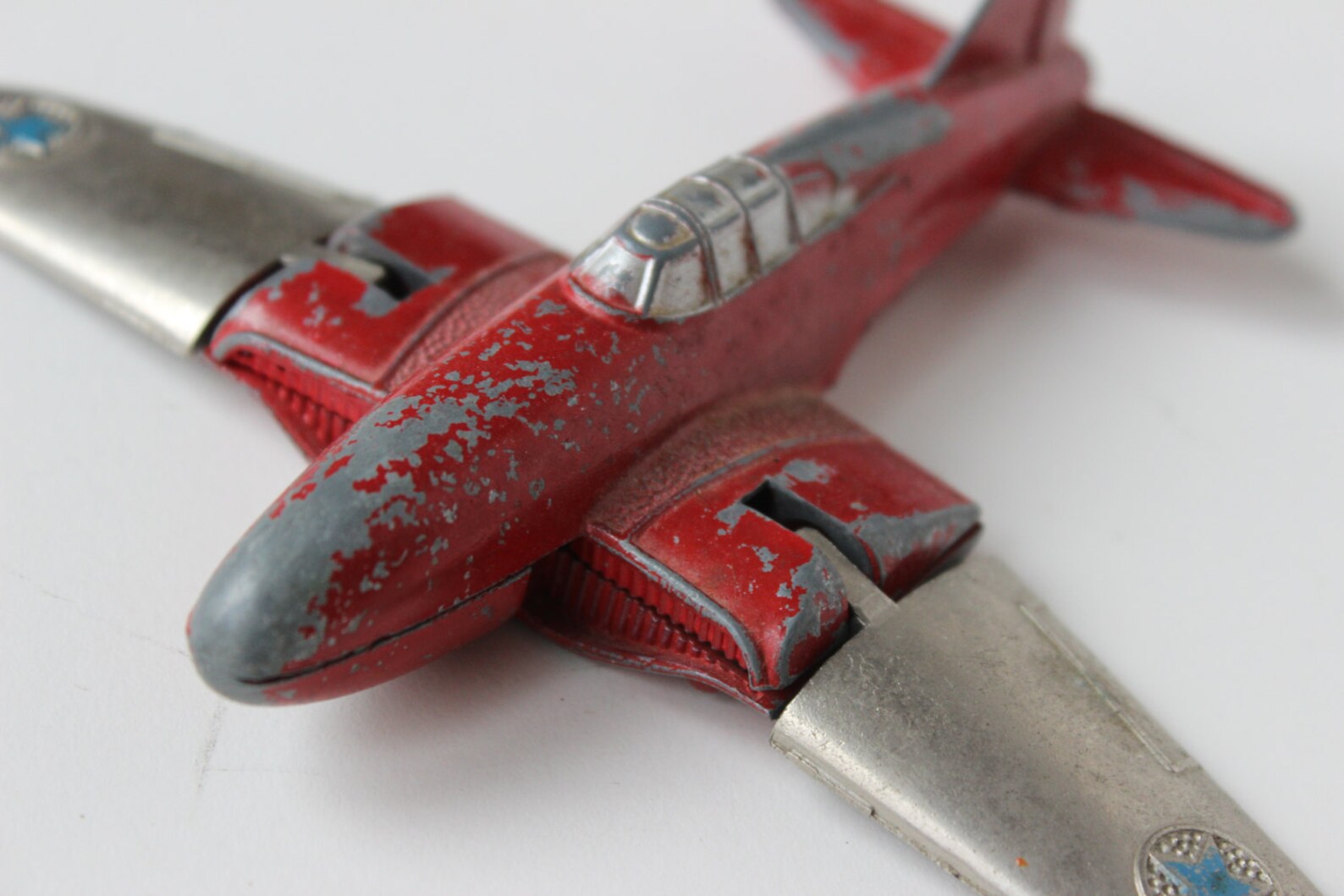 Vintage Hubley Kiddie Toy Lancaster PA Metal Plane Red with Etsy