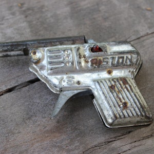 Vintage Piston Cap Gun Tin Toy Gun Mini Y.S. Kid's Play Gun Children's  Retro Tin Toy - Etsy