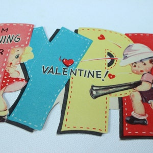 Vintage Valentine 1940's Very Large I'm Gunning For a Type Like You Valentine vintage valentine for a hunter image 1