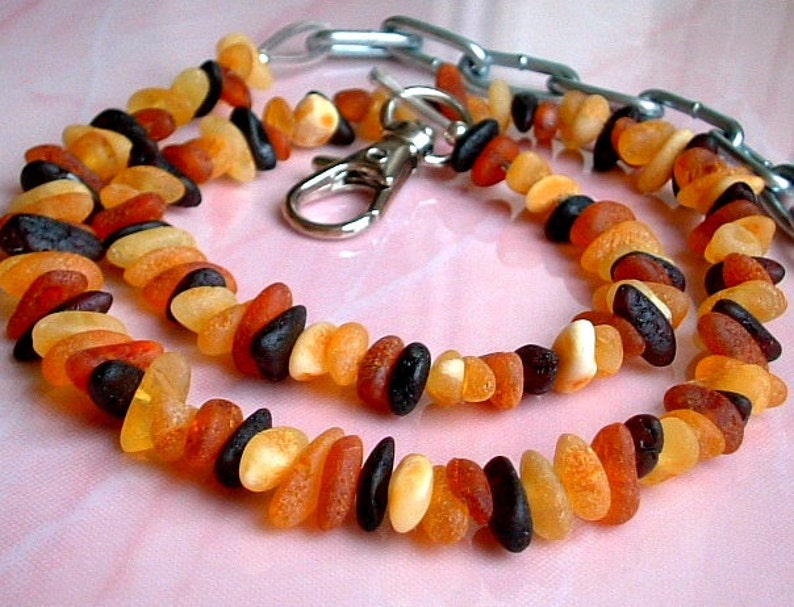 Raw Authentic Baltic Amber Dog Necklace Natural Tick and Flea Etsy