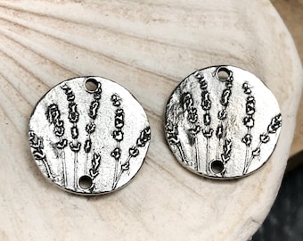 Bloemen verbindingsstukken, gepolijste afwerking, bedels, ambachtelijke handgemaakte sieraden maken componenten, doe-het-zelf bedels, handgegoten tinnen, handgegoten