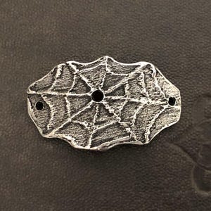 Bracelet connecteur toile d'araignée fait main, Focal, Halloween, Fournitures de composants pour la fabrication de bijoux artisanaux, Artisan, Étain métallique
