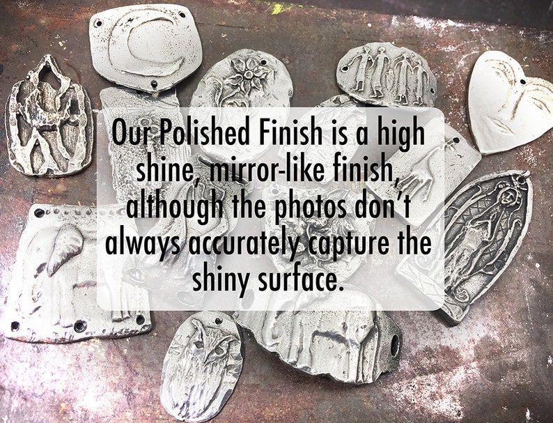 Handcast Pewter Jewelry Making 87-BP Artisan Handcrafted Jewellery No Polished Figure Connector or Bracelet Focal Handmade Components