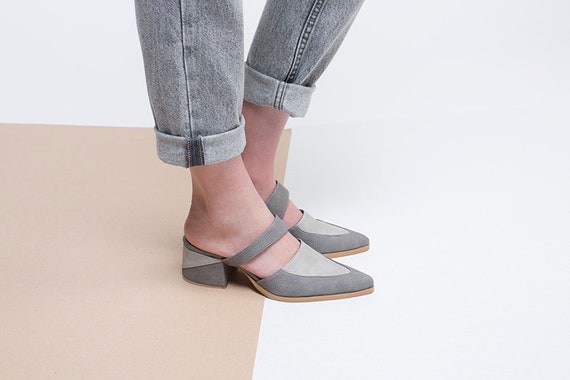 vegan flat mules