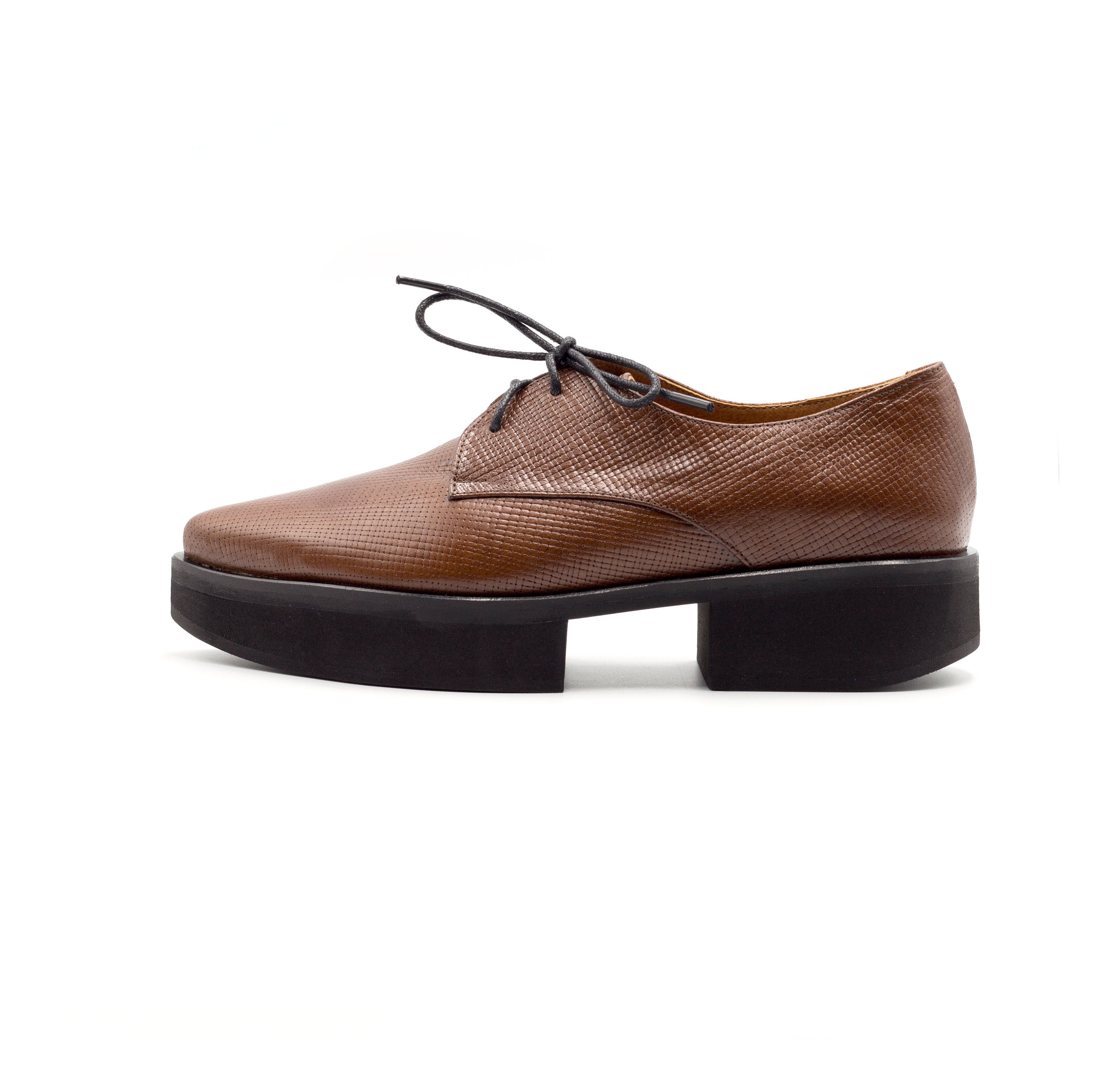 platform brown shoes