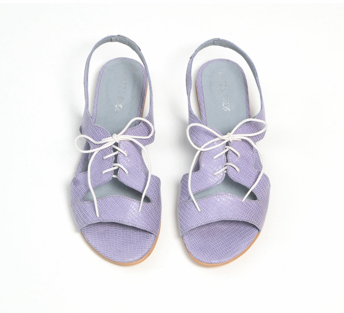 flat light blue sandals