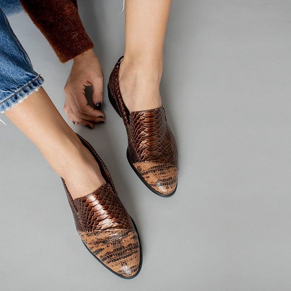 chic para mujeres planas zapatos de mocasines - España