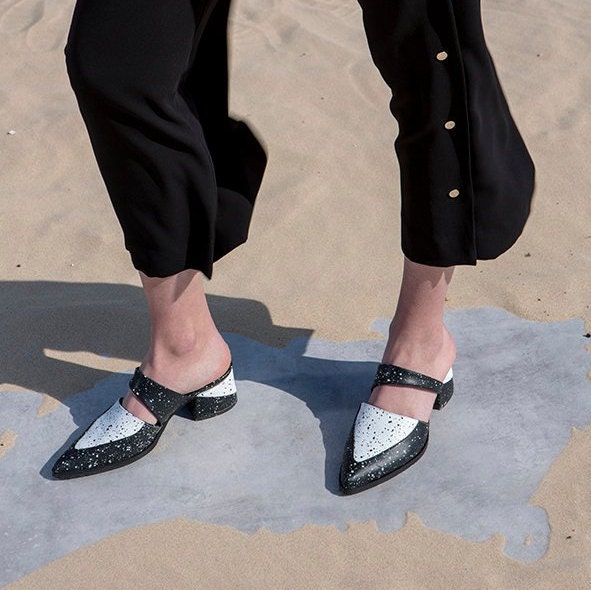 靴 VELOUR FLAT MULES New Women Velvet Horsebit Fur Lined Loafer Mule - 18018 Cape